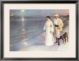 Artist and his Wife Prints by Peder Severin Kröyer