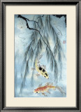 Golden Koi Prints by Nan Rae