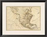 North America, As Divided amongst the European Powers, c.1776 Framed Giclee Print by Robert Sayer