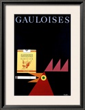 Gauloises Framed Giclee Print by Donald Brun