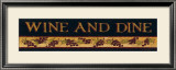 Wine and Dine Posters by Lisa Hilliker