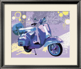 Vintage Vespa Art by Michael Cheung