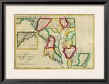 State of Maryland, c.1827 Framed Giclee Print by Robert Desilver