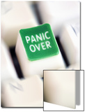 Computer Key Which Reads Panic Over Pôsteres por N.O.