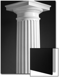 Graphic Corinthian Column Icon Studio Art by Steve Cicero