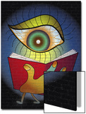 Holding and Reading a Book Posters by E.A. 