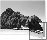 Beach Cave with Water Flooding Through Prints by R.L. 