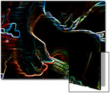 Fingers Pick at Multicolor Guitar Poster by Rich LaPenna