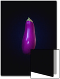 Eggplant on Dark Background Prints by R.I.L. 