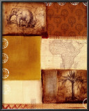 African Collage II Prints by Tom Alan