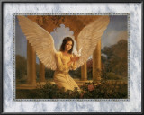 Angel with Dove Prints by Edward Tadiello