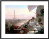 Dinner on the Terrace Prints by Christa Kieffer
