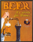 Beer: It's What's for Dinner Prints by Robert Downs