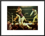 Dempsey and Firpo, 1924 Print by George Wesley Bellows