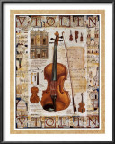 Violin Posters by Richard Henson