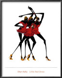 Little Red Dress Prints by Shan Kelly