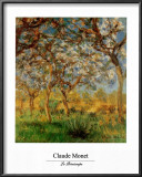 Springtime Prints by Claude Monet