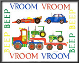 Vroom Vroom Beep Beep Prints by Marnie Bishop Elmer