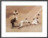 Jackie Robinson Stealing Home, May 18, 1952 Posters by Nat Fein