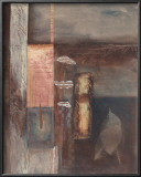 Fall II with Leaf Poster by Laurie Fields