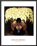 El Vendedor de Alcatraces Prints by Diego Rivera