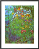 Le Bouquet Ardent Prints by Marc Chagall