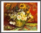 Vase of Flowers Prints by Vincent van Gogh
