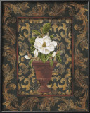 Magnolia in Antique Urn I Poster by Dwight Wood