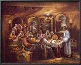 Black Last Supper Posters by Bev Lopez