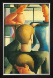 Gruppe Am Gelandernr, 1931 Print by Oskar Schlemmer