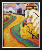 Spring in Taunus Prints by Karl Schmidt-Rottluff