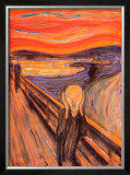 The Scream, c.1893 Prints by Edvard Munch
