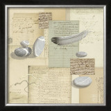 Plume et Galets Poster by Fred Minard