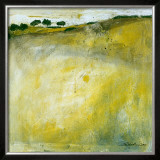Green Landscape Art by Gabriele Scherk