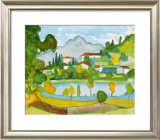 Montain Village in the Tessine at the Lake Agno Posters by Hermann Hesse