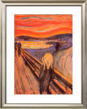 The Scream, c.1893 Posters by Edvard Munch