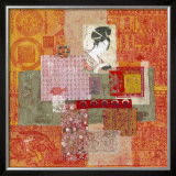 La Geisha et la Vache Poster by Sushila Dahan