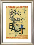 Das Triadische Ballett, 1921 Prints by Oskar Schlemmer