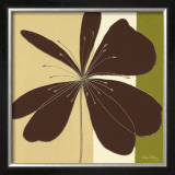 Chocolate Flower Burst Poster by Debbie Halliday