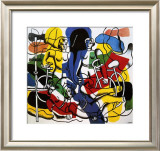 Les Belles Cyclistes, c.1944 Prints by Fernand Leger