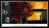 Burning Heart Posters by Valerie Willson