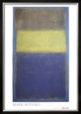 No. 2/No. 30  (Yellow Center) Limited Edition Framed Print by Mark Rothko