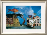 T-Rex Renovation Prints by Ron English