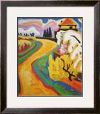 Spring in Taunus Print by Karl Schmidt-Rottluff