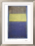 No. 2/No. 30  (Yellow Center) Limited Edition Framed Print by Mark Rothko