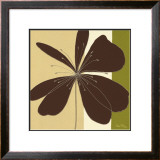 Chocolate Flower Burst Art by Debbie Halliday