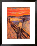 The Scream, c.1893 Prints by Edvard Munch