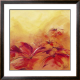 Red Flowers III Prints by Rita Marks