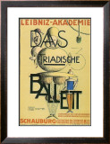 Das Triadische Ballett, 1921 Print by Oskar Schlemmer