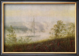 Elbe Skiff in the Morning Mist Framed Giclee Print by Caspar David Friedrich Elbe Skiff in the Morning Mist Framed Giclee Print by Caspar David Friedrich
